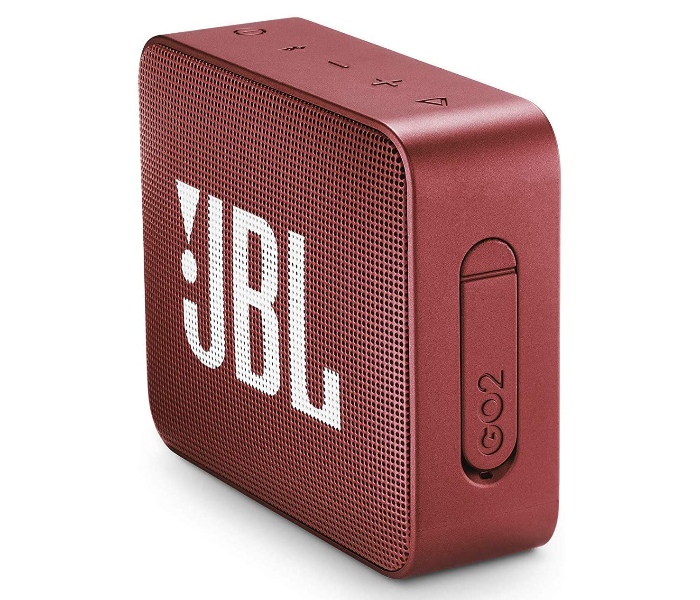 JBL GO 2 Rechargeable Waterproof Bluetooth Speaker - Red - Zoom Image 3