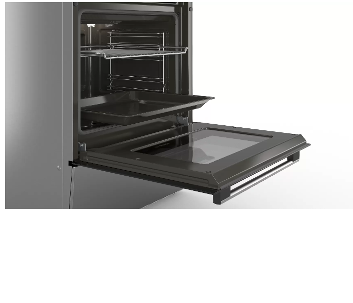 Bosch HGA120B50M Serie 2 Free-Standing Gas Cooker  - Stainless Steel and Black - Zoom Image 4