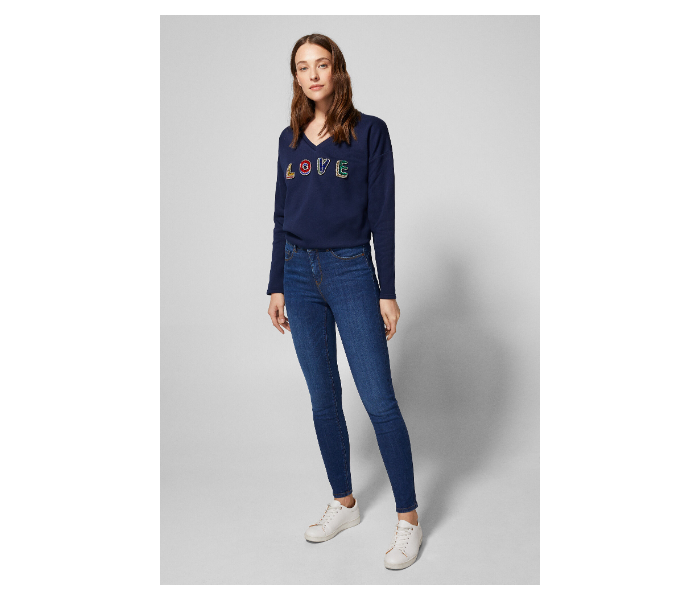 Springfield SS19 Denim Jeans EU 34 For Women - Navy - Zoom Image 1