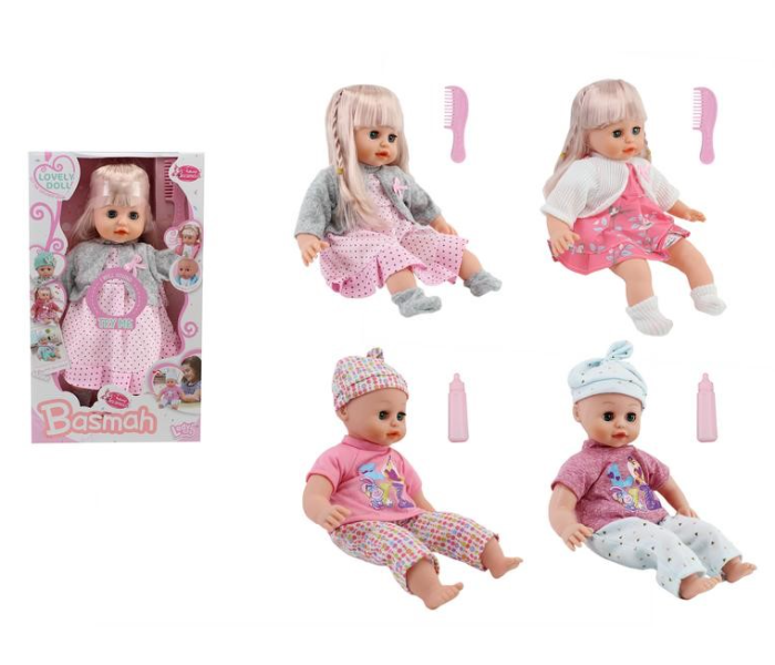 Basmah 14inch Doll Set With Sound - White - Zoom Image 2