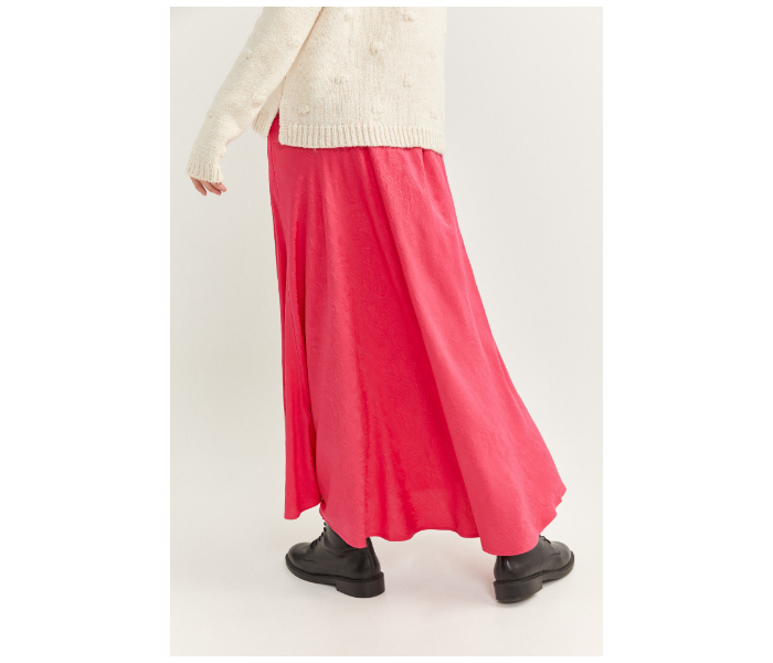 Springfield SS20 Solid Midi Skirt EU 40 For Women - Pink - Zoom Image 4