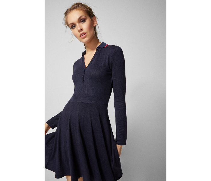 Springfield SS19 Woven Dress Medium - Navy - Zoom Image 3