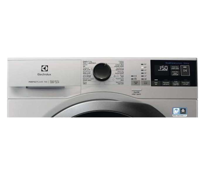 Electrolux EW7W4742HS 7 Kg Perfect Care Washer Dryer - Silver - Zoom Image 2