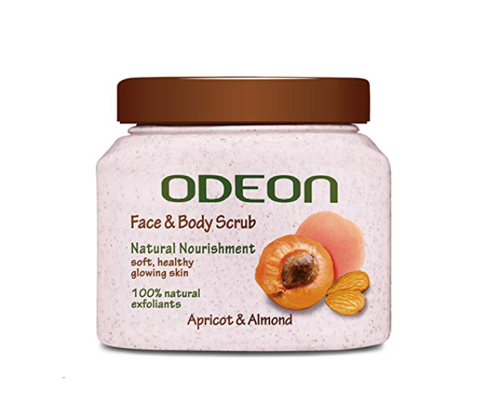 Odeon 500ml Face And Body Scrub Enriched with Apricot And Almond - Zoom Image