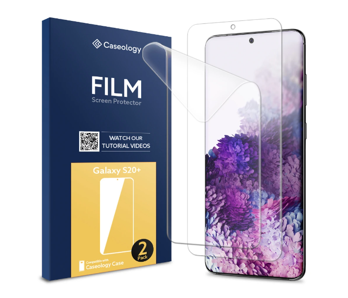 Caseology AFL00785 Film Screen Protector for Galaxy S20 Plus Pack of 2 - Clear  - Zoom Image 1