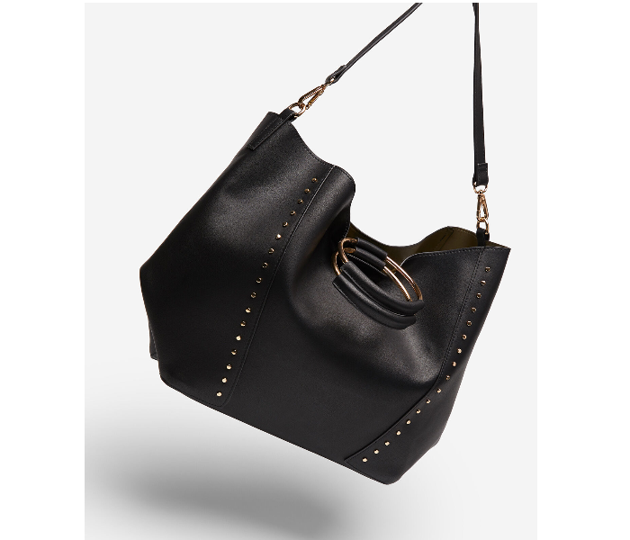 Springfield AW19 Sling Bag X-Small For Women - Black and Gold - Zoom Image 2