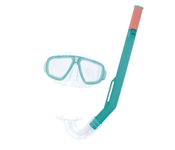 Bestway 24018 Hydro-Splash Fun Dive Mask and Snorkel Set in Clamshell - Green - Zoom Image 1