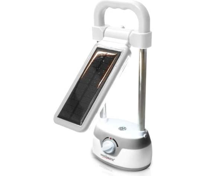 Touchmate TM-EML203WS Solar LED Rechargeable Lamp - White - Zoom Image 2