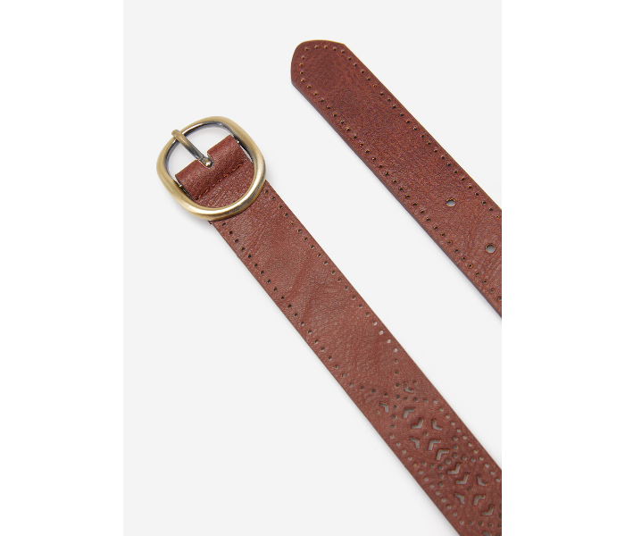 Springfield AW19 Belt 85 For Women - Brown - Zoom Image 3