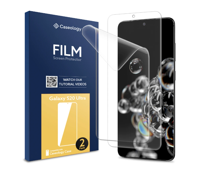 Caseology AFL00744 Film Screen Protector for Galaxy S20 Ultra Pack of 2 - Clear - Zoom Image 1