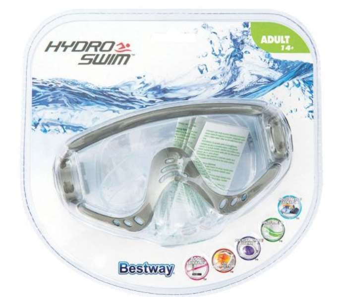 Bestway 22044 Hydro-Swim Tiger Beach Mask - Grey - Zoom Image 2