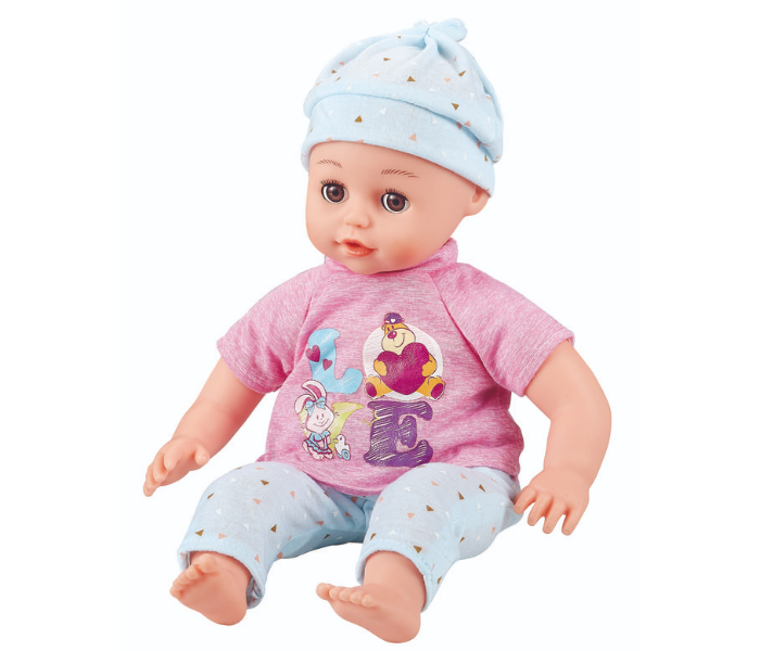 Basmah Baby Boy Doll Set With 12 Sounds With Metal Stroller 2 - Zoom Image 2