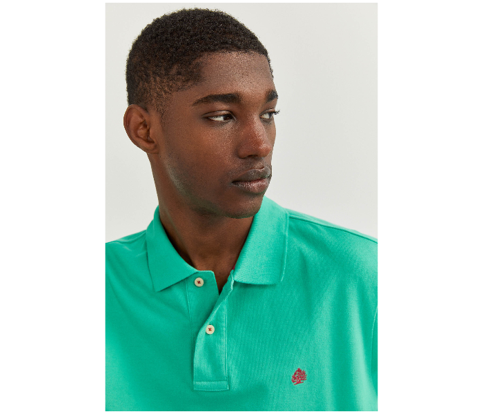 Springfield SS20 Basic Polo T Shirt Extra Large - Green - Zoom Image 4