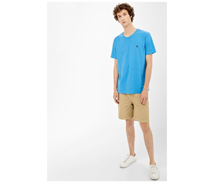 Springfield AW19 Basic T-Shirt Small - Sky Blue - Zoom Image 3