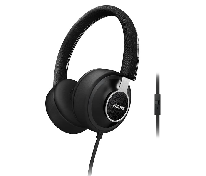 Philips SHL5605FB Downtown CitiScape Headphone With Mic - Black - Zoom Image 1