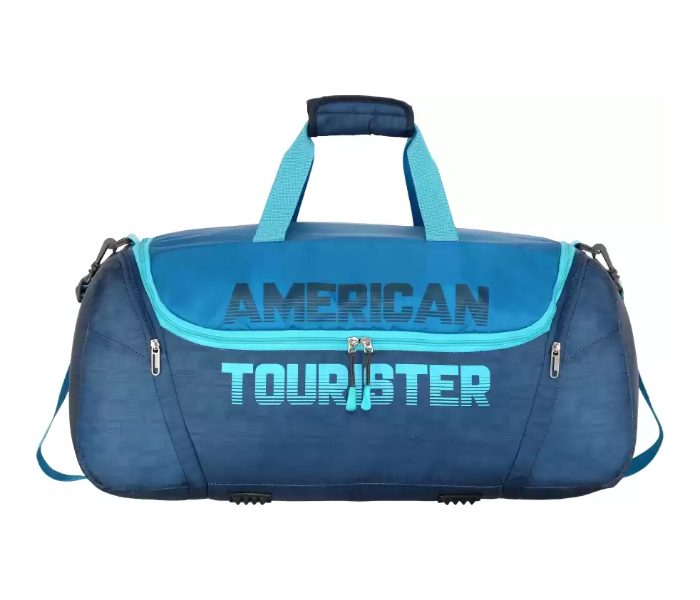 American Tourister GAT104LUG03527 55cm Grid Casual Duffle Bag - Blue - Zoom Image 1