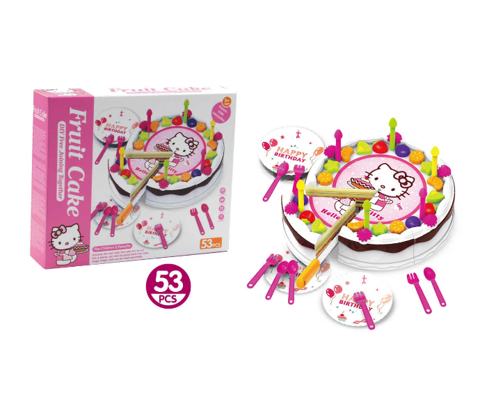 Family Center Pack of 53 DIY Fruit Cake Hello Kitty - Zoom Image 1