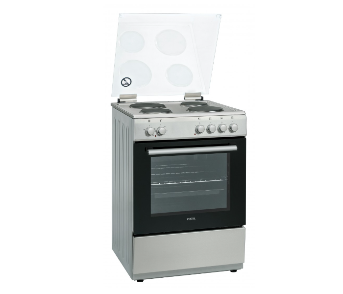 Vestel F66SH04X 60x60 Cm Hot Plate Cooker - Stainless Steel and Black - Zoom Image