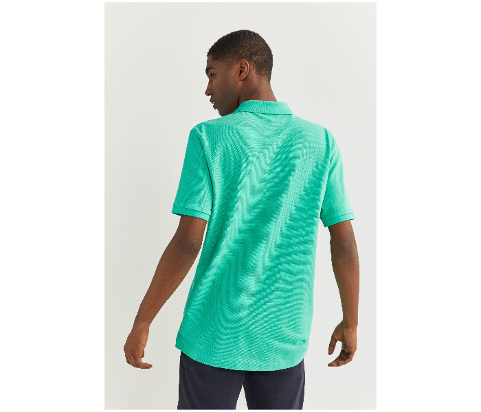 Springfield SS20 Basic Polo T Shirt Large - Green - Zoom Image 2