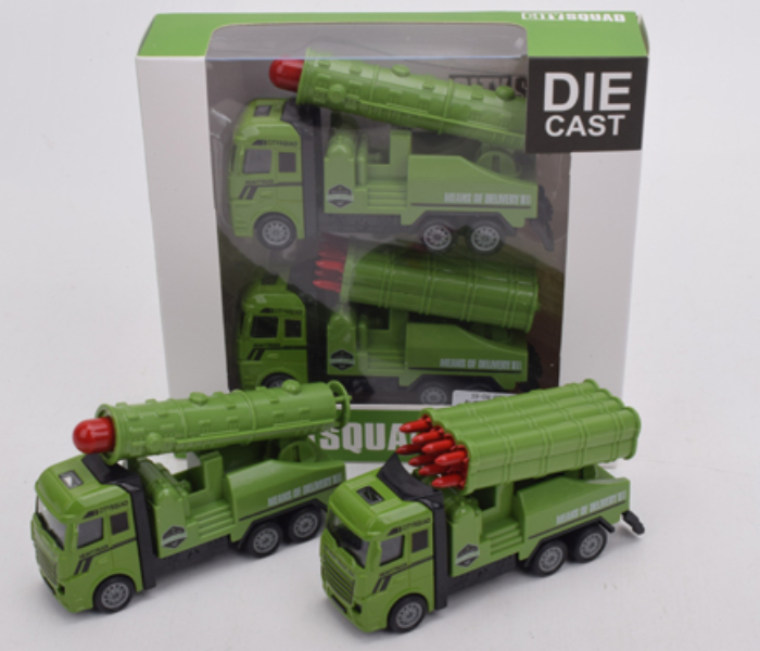 Family Center 2 Pcs Pull Back Metal Truck - Green - Zoom Image