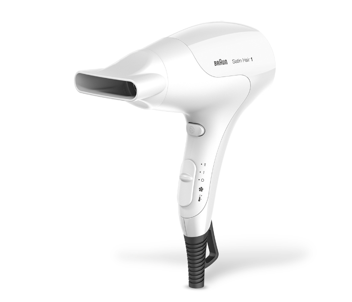 Braun HD180 Satin Hair 1 Power Perfection Dryer - White - Zoom Image 1