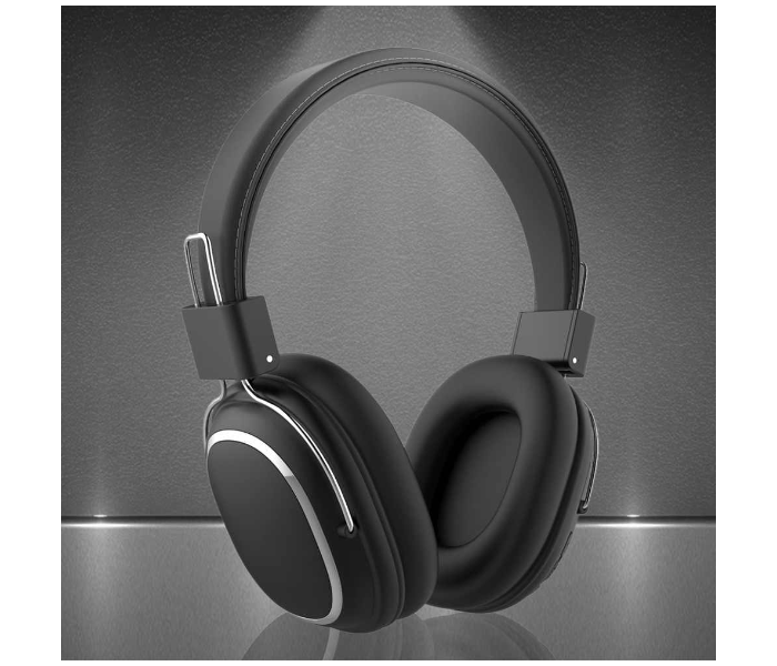 SD-1004 BT5.0 Wireless Headset Over-Ear Headphone Bluetooth Earphone With Mic Game Sports Headphone - Black - Zoom Image 1