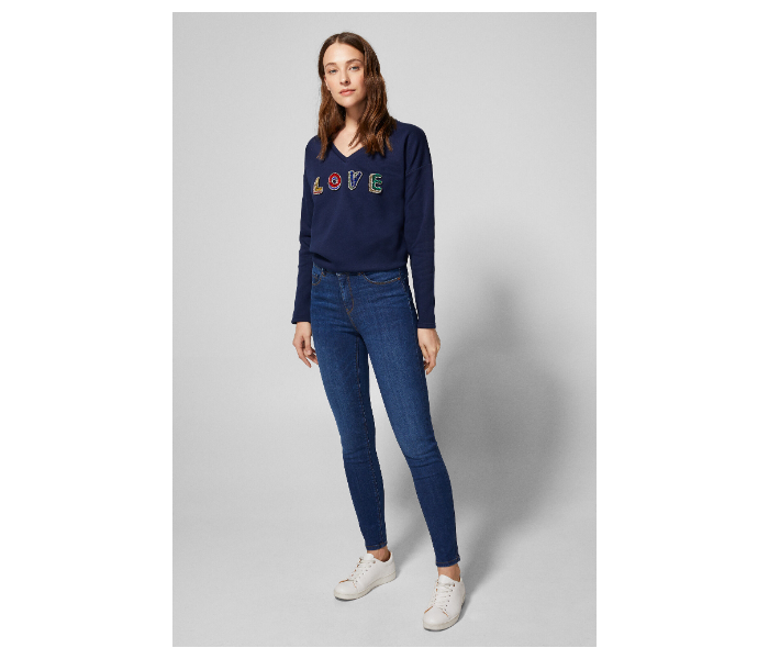 Springfield SS19 Denim Jeans EU 36 For Women - Navy - Zoom Image 1