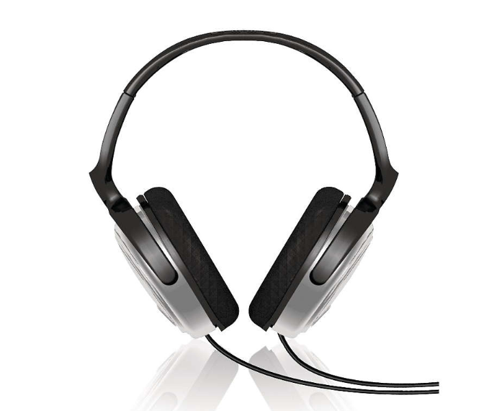 Philips SHP2500 Stereo Headphone - Black and Silver - Zoom Image 5