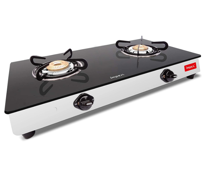 Impex IGS 1212F 2 Burner LP Gas Stove - Black - Zoom Image 1