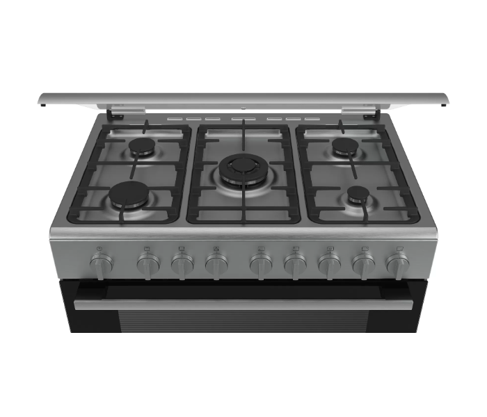 Bosch HGI12TQ50M 90X60 Cm 5 Gas Burners Cooking Range - Stainless Steel and Black - Zoom Image 3