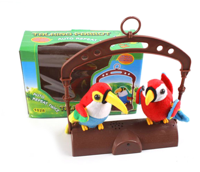 Family Center 2Pcs Battery Operated Talking Parrot - Zoom Image