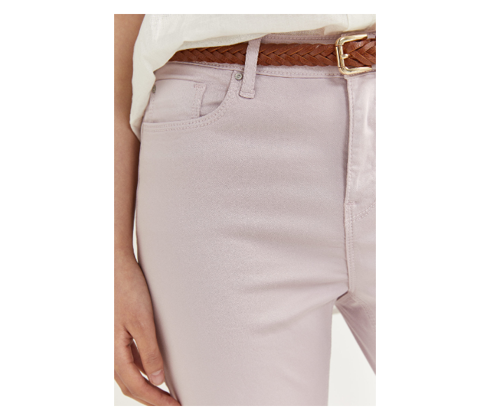 Springfield SS20 Plain Trouser Pant EU 40 For Women  - Light Pink - Zoom Image 4