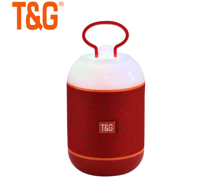 T and G TG-605 Portable Rechargable Wireless Speaker - Red - Zoom Image