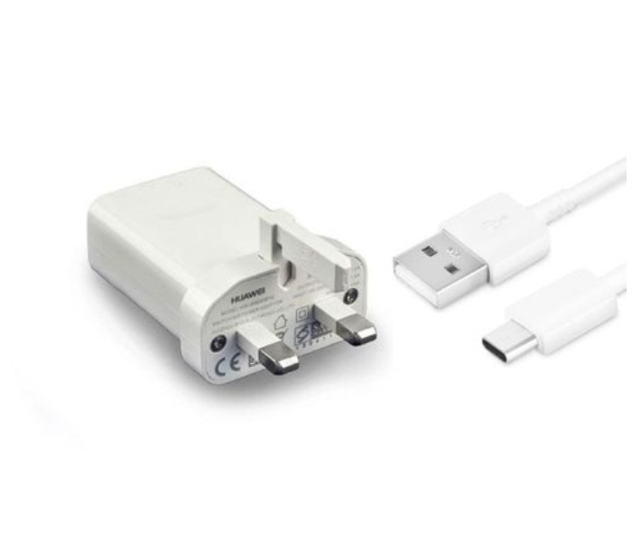 Huawei Fast Charger with Type C Cable - White - Zoom Image 3