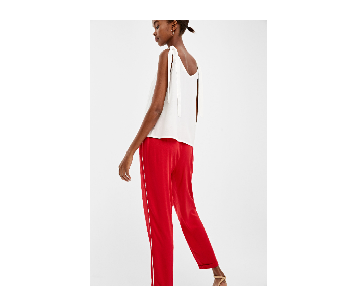 Springfield AW19 Cotton Plain Pant EU 36 For Women - Red - Zoom Image 4