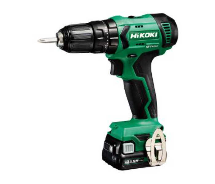 Hikoki DS12DAFBZ 12V Cordless Drill - Black and Green - Zoom Image