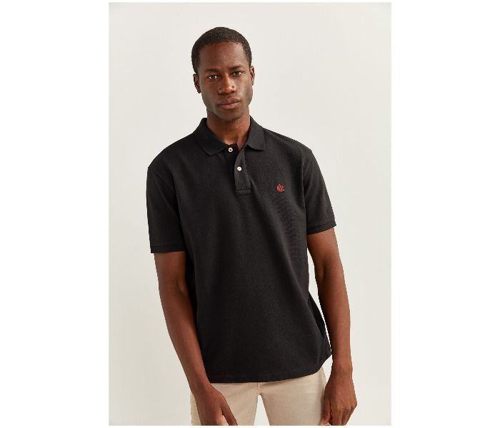 Springfield SS20 Basic Polo T Shirt XXL - Black - Zoom Image 4