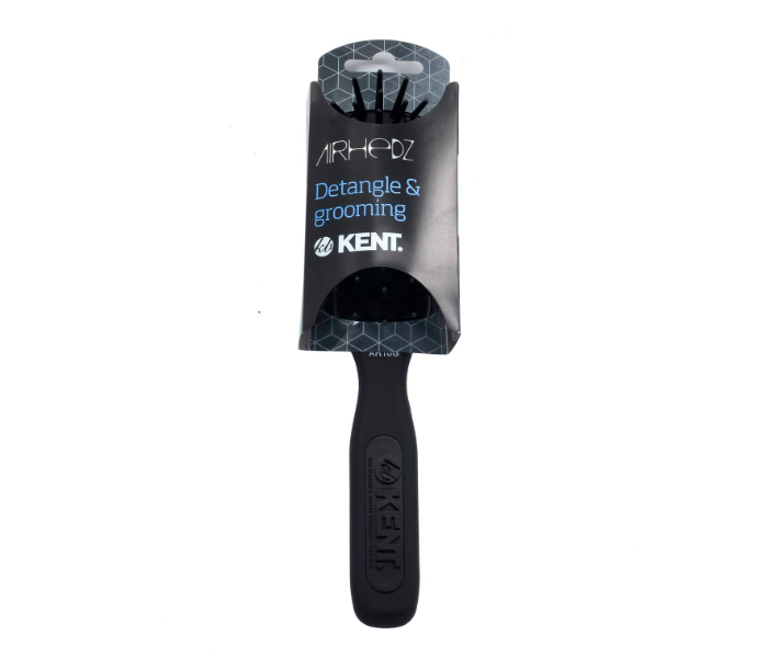 Kent AH10G Airhedz Pro Narrow Pin Hair Brush - Black - Zoom Image 4