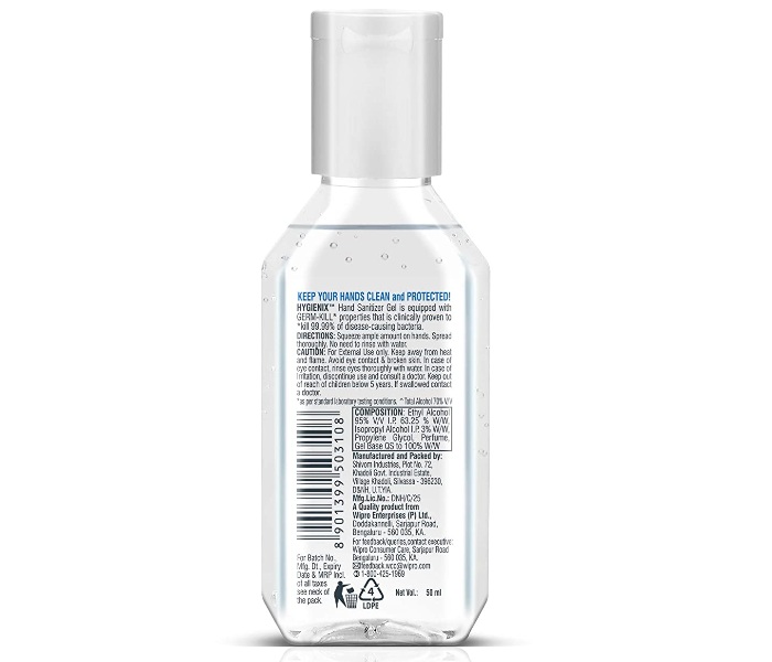 Hygienix Anti- Bacterial 100ml Hand Sanitizer Regular - Zoom Image 2