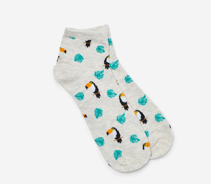 Springfield SS18 Printed Socks EU 39 For Women - Grey - Zoom Image