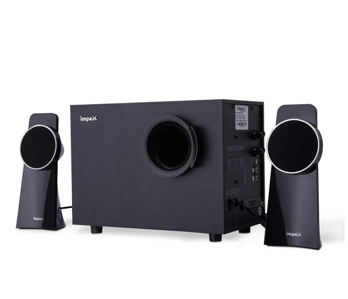 Impex HT2104 2.1 Ch Multimedia Speaker System - Black - Zoom Image 1