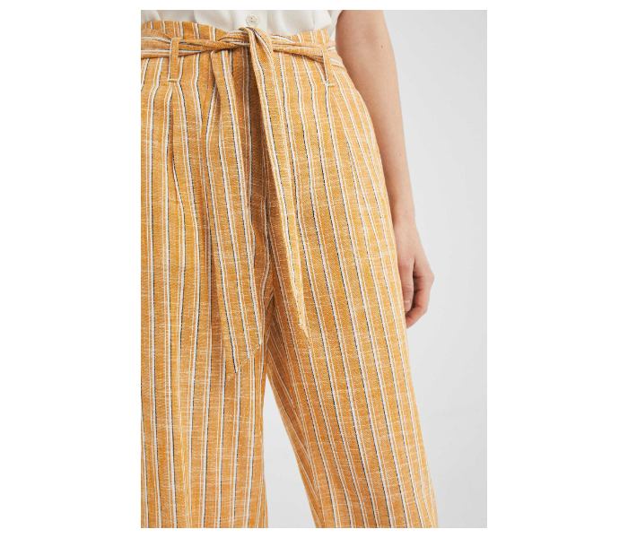 Springfield SS19 Striped Cotton Fancy Pant EU 40 For Women - Yellow - Zoom Image 4