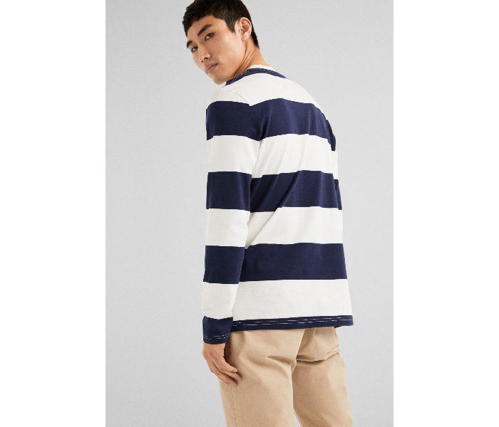 Springfield SS19 Basic Striped T-Shirt Extra Large - Medium Blue - Zoom Image 4