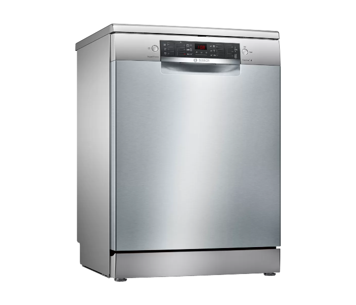 Bosch SMS46NI10M 60 Cm Series 4 Free-Standing Dishwasher - Stainless Steel - Zoom Image 1