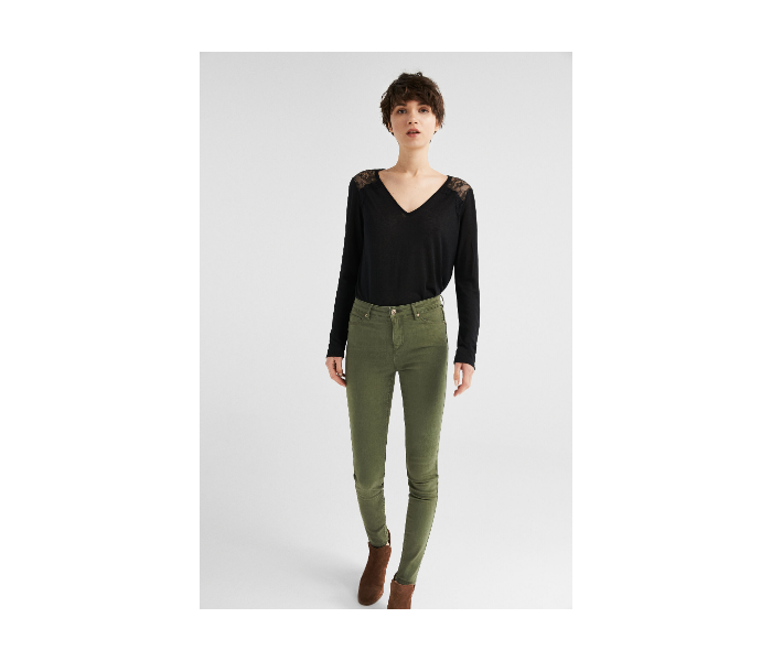 Springfield SS19 Denim Jeans EU 38 For Women - Moss Green - Zoom Image 1