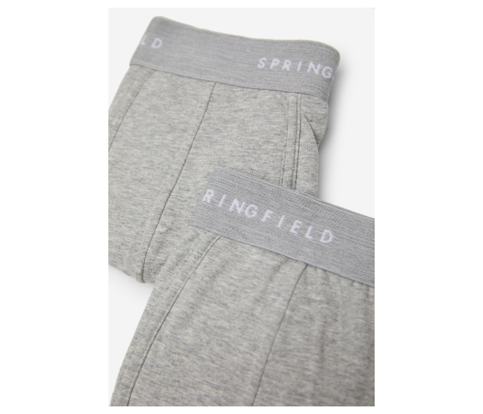 Springfield AW19 Pack of 2 Knitted Boxers And Slips Large For Men - Dark Grey - Zoom Image 2