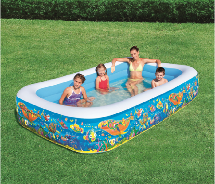 Bestway 54121 Happy Flora Kids Pool - Blue - Zoom Image 2