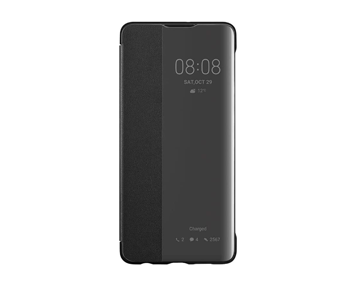 Huawei P30 Smart View Flip Cover - Black - Zoom Image 2