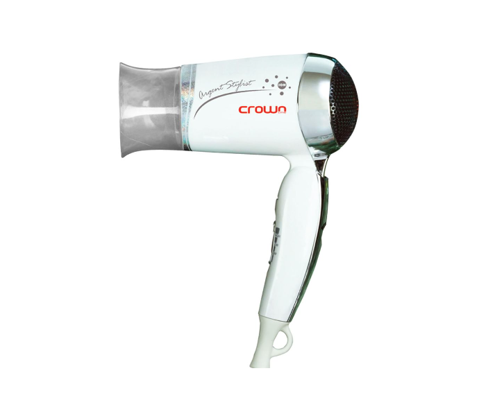 Crownline HD-147 Travel Hair Dryer - White - Zoom Image 1