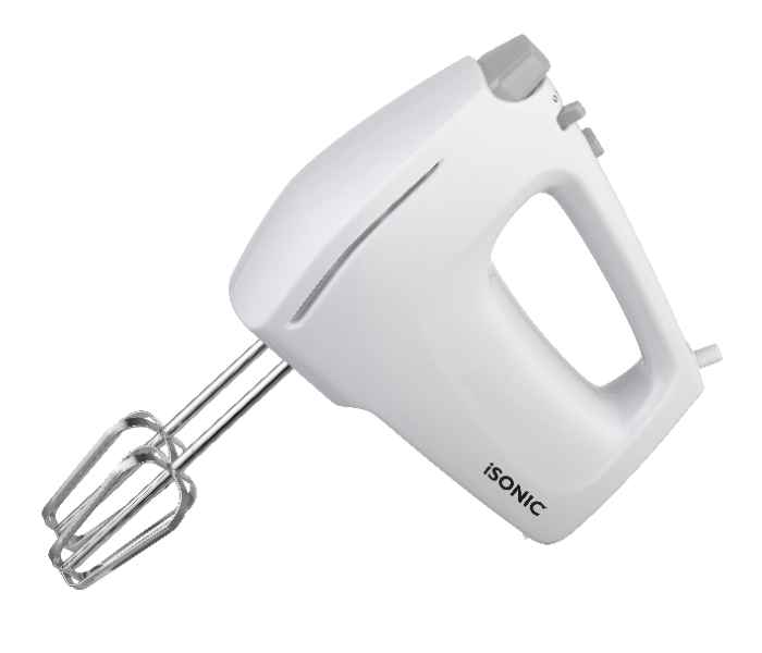 Isonic IM 733 200W Electric Hand Mixer - White - Zoom Image 1